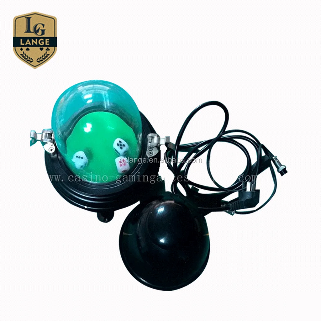 Casino Black Automatic Dice Shaker Electronic Dice Cup Sicbo Dice Shaker