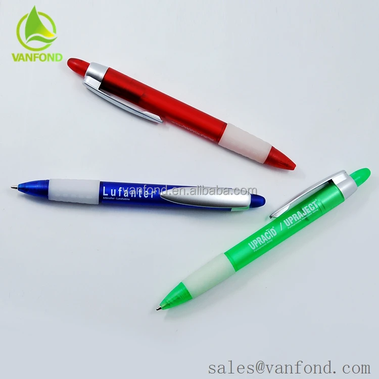 Оптовая Логотип Imprint Нажмите Ручка Рекламные Шариковые Ручки bic