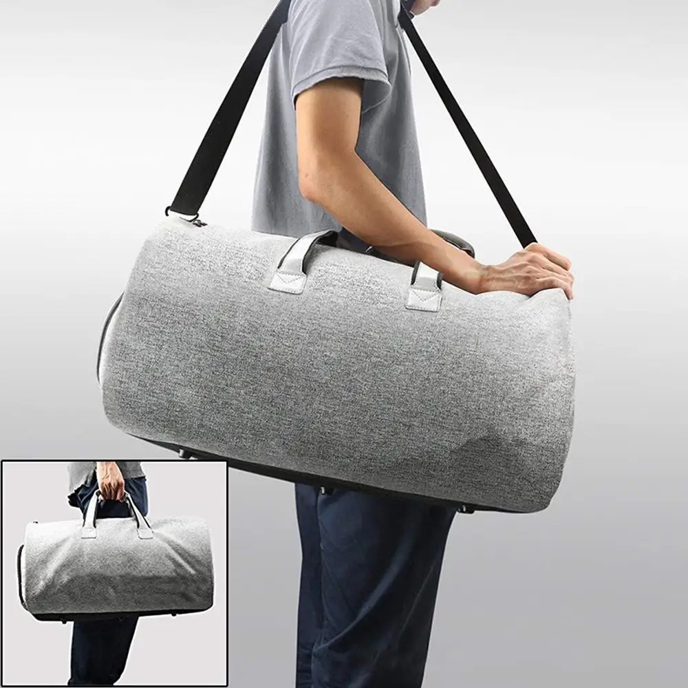 New Design Convertible 45L High Capacity Carry-on Garment Bag Folding Suit Flight Bag