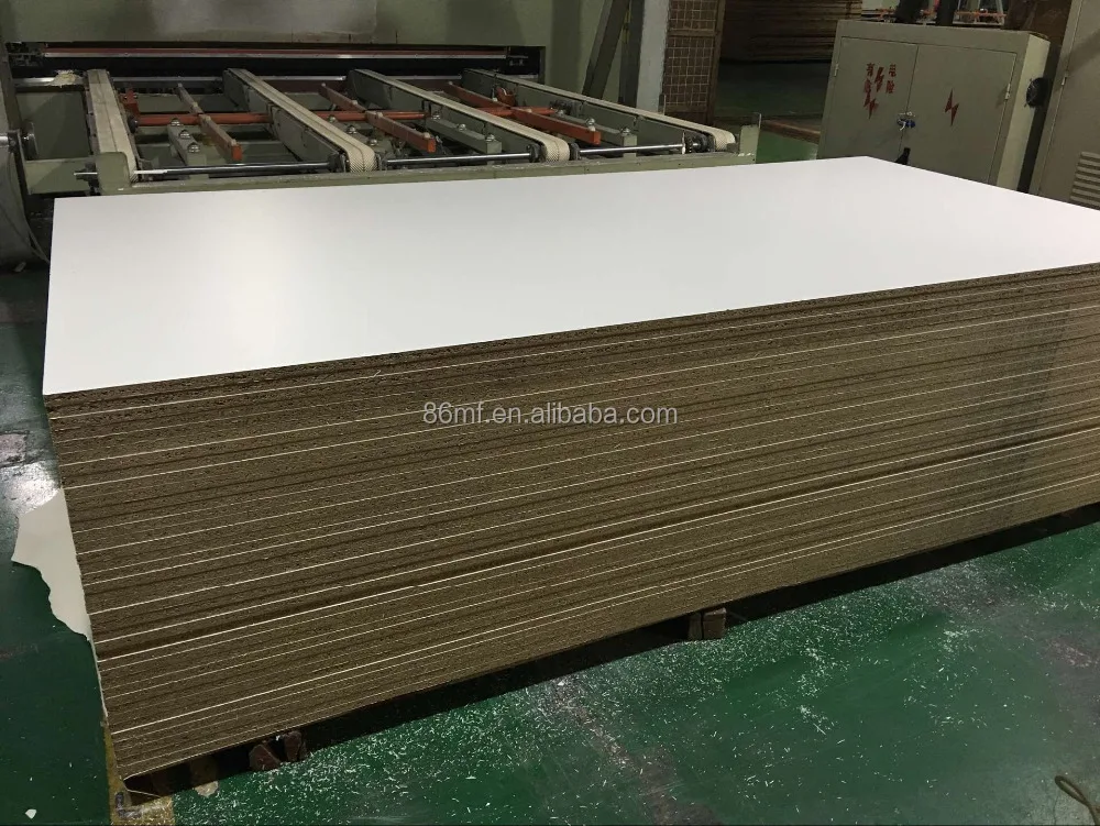 
Different thickness white melamine chipboard for furniture use 