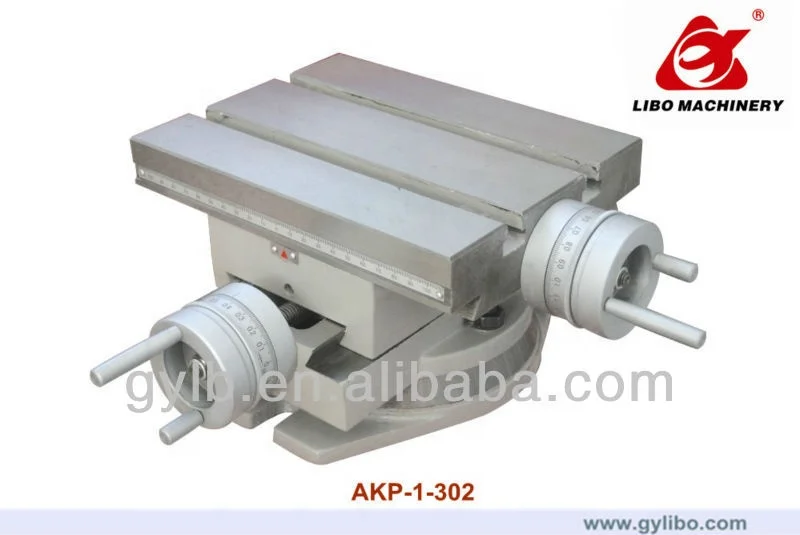 
AKP-1-302 Precision Cross Slide Table with Swivel Base/Milling Table Jiangsu manufacturing 