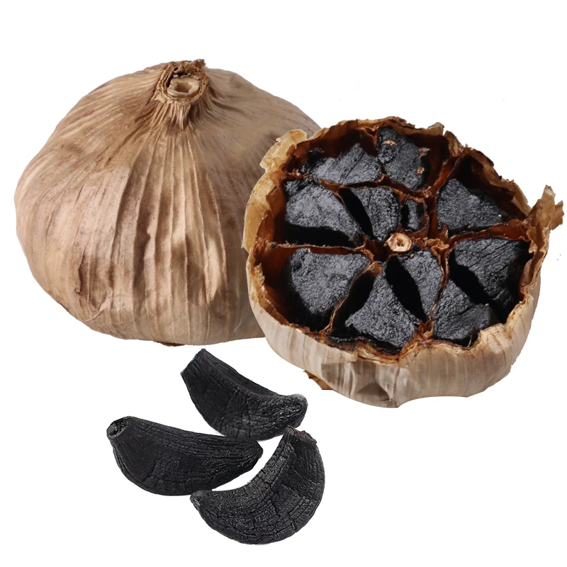 whole bulb black garlic China organic nutritious health benefits