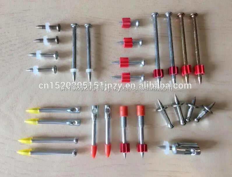 High Strength Drive Pins Shooting Nails Concrete Nails Power Actuated Fastener System