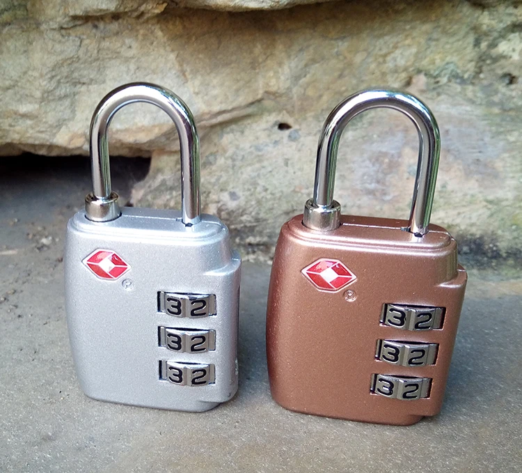 TSA-551  3 digts metal new style tsa briefcase lock