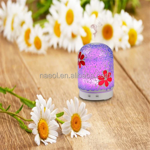 
Best ultrasonic aromatherapy 100ml mosaic glass aroma oils diffuser 