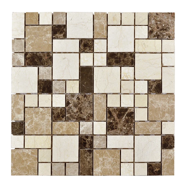 Смешивающая цвета световая плитка императора, мозаичный мрамор для украшения дома