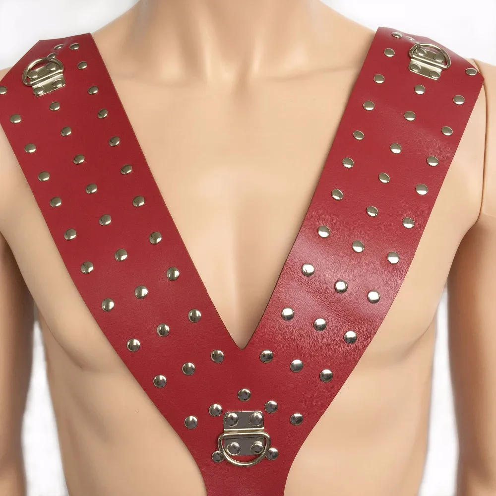 male body leather bondage restraints set penis ring cock cage bondage fetish adult sex toys for men bdsm sex shop