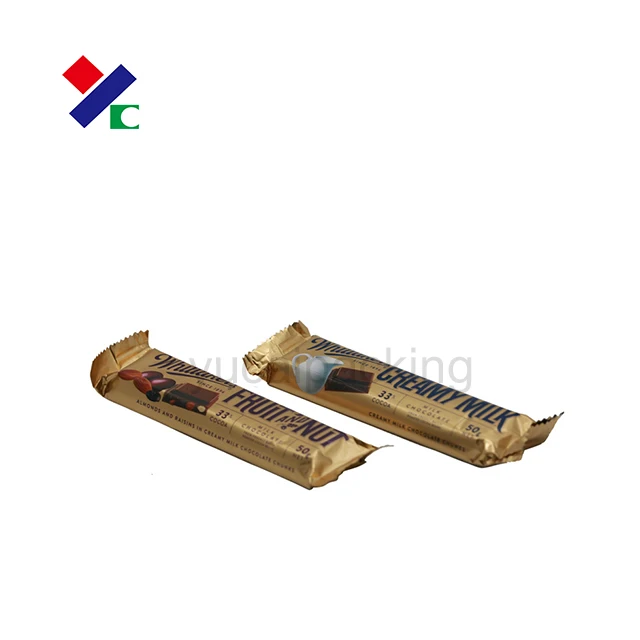 Пищевая пленка bopp/mpet/pvc для шоколадной батонки