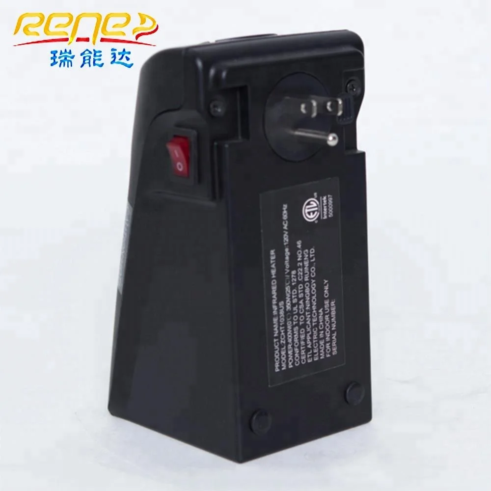 LED Mini Portable Heating Thermostat Room Wall Mount Space Fan Heater with Patent