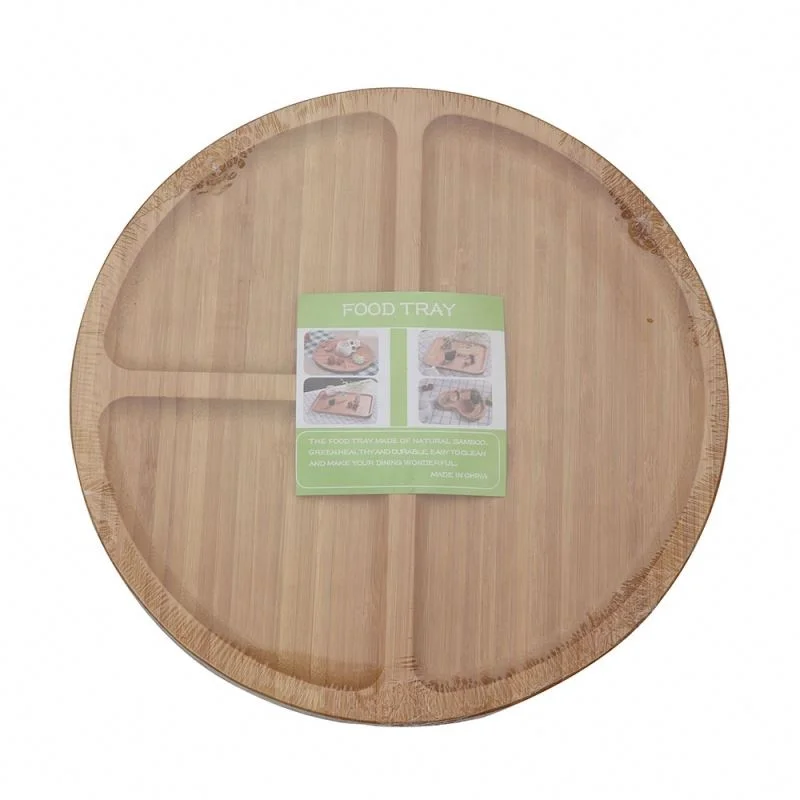 
Bamboo kids dishes baby dinnerware plate unbreakable tableware wooden food plates 