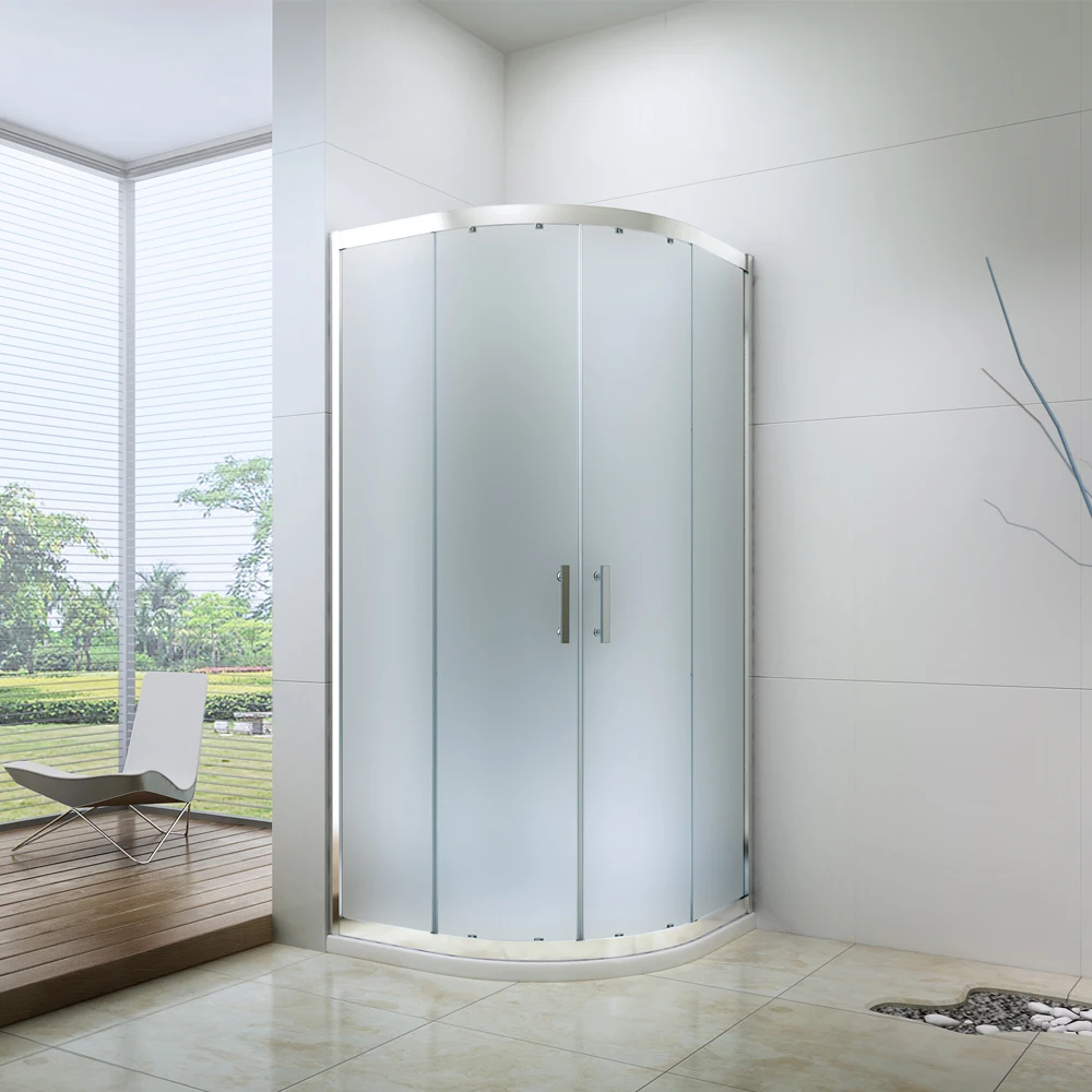 EX-503 High Quality Chrome 6mm glass classic shower Enclosure