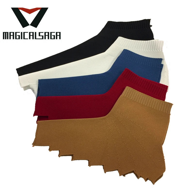 Hot sell breathable shoes knit fabric upper material for shoe making