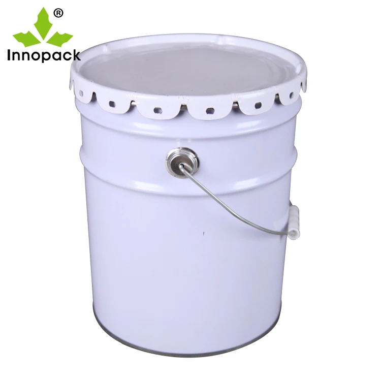 5 gallon tin pail 20 liter paint bucket metal tin buckets