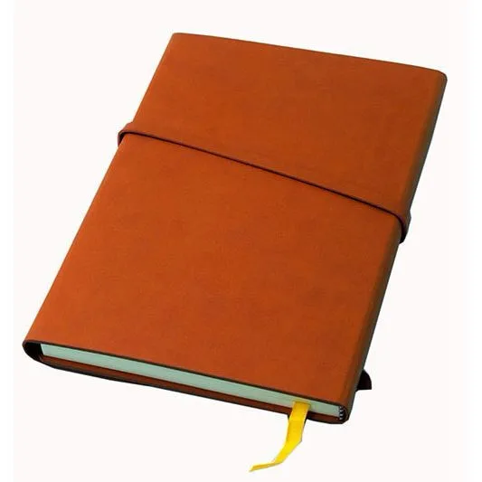 
2019 Custom logo A5 paper dairy hardcover pu leather note book 