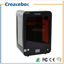 2016 Newest Black Printing Speed80-250mm/s Createbot MAX Model 3D Printer with Dual Nozzle and Touchscreen 3D Printer in Advance
