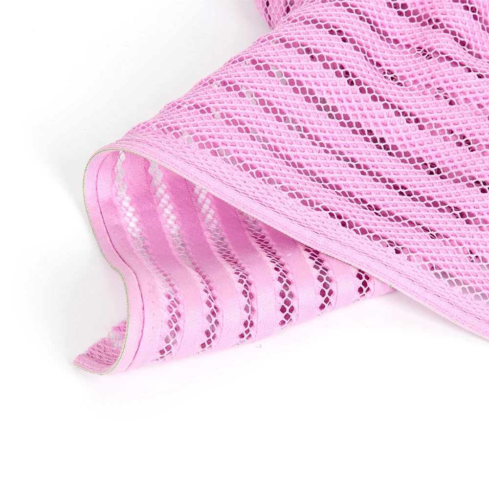 HH-040  women wedding fabric 100 3d spacer polyester mesh wholesale clothing fabric dress