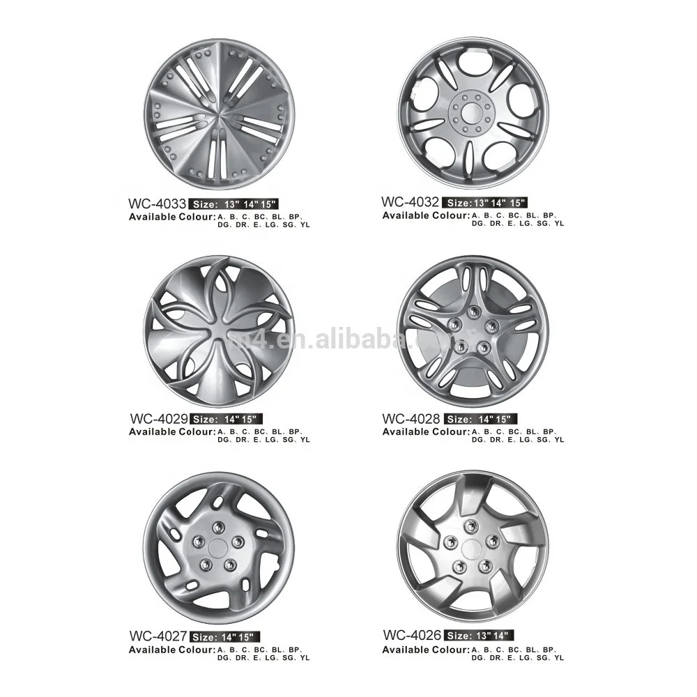High quality custom plastic wheel hubcaps