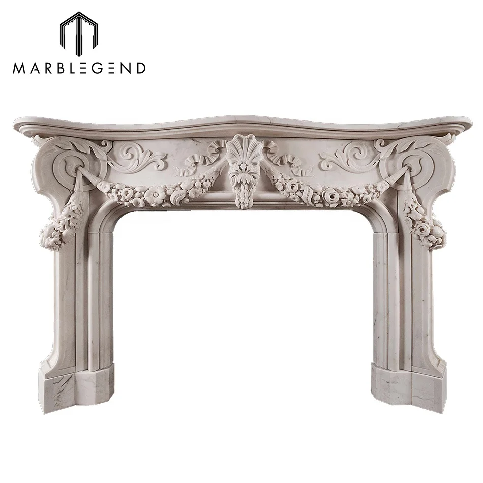 china Carved Stone Fireplaceclassic flame electric fireplaces fire place surround