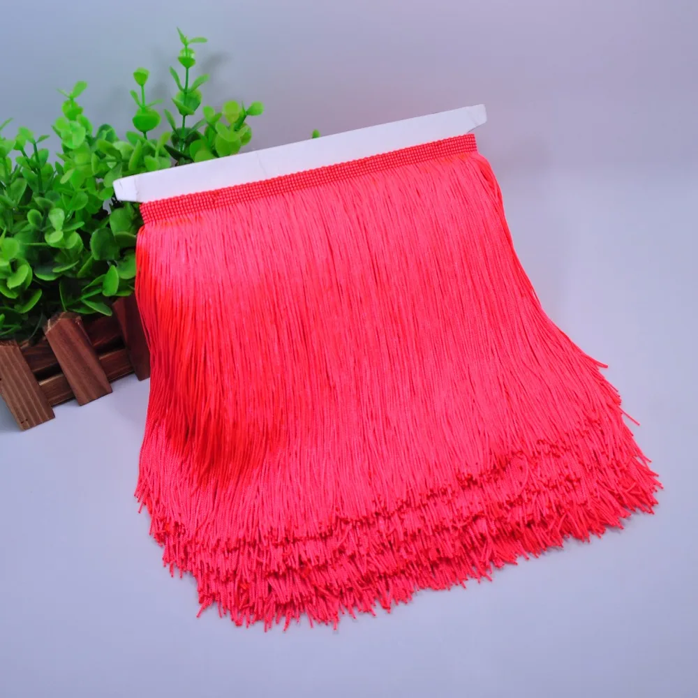 Wholesale 15CM High Quality Polyester Double Thread FringeTassel for Dress Decoration