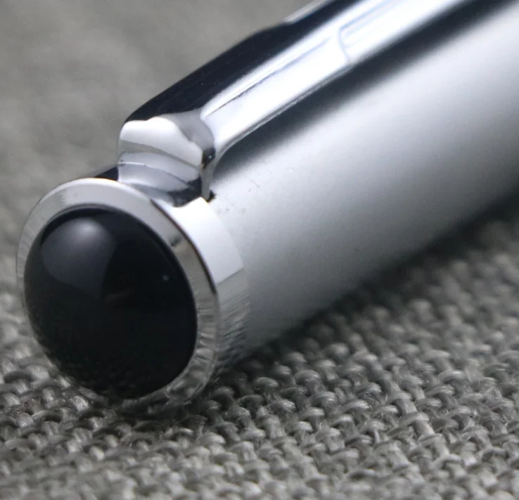 Metal smart pocket stylo personalized signature photosensitive seal pad name printed personalised self-inking pens stamp pen