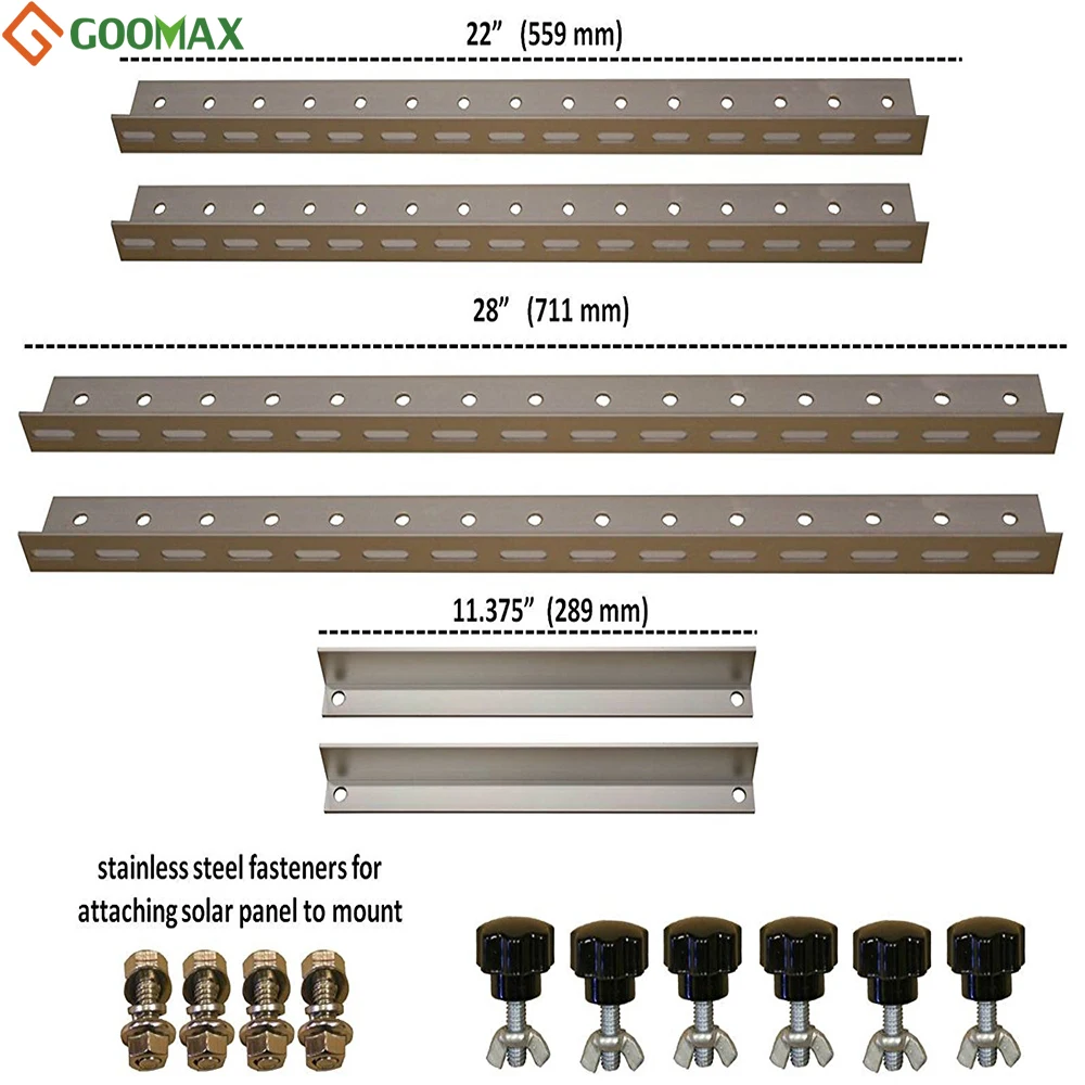 Hot Selling Solar Power System Components,Framed Solar Panel Clamps,Solar Mounting System Adjustable End Clamps