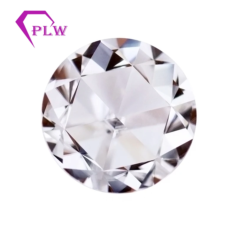 DEF color super white rose cut Moissanites for making earring