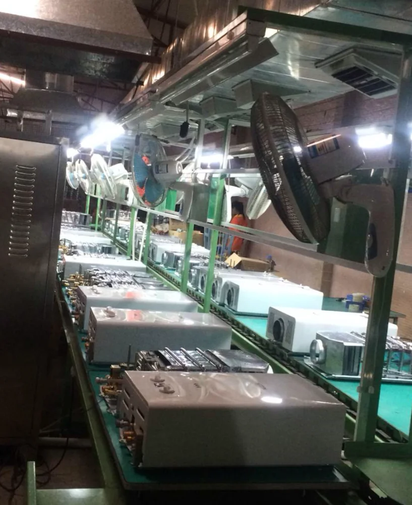 Commercial Price White Color Low Water Pressure Open Flue 6L Gas Water Heater