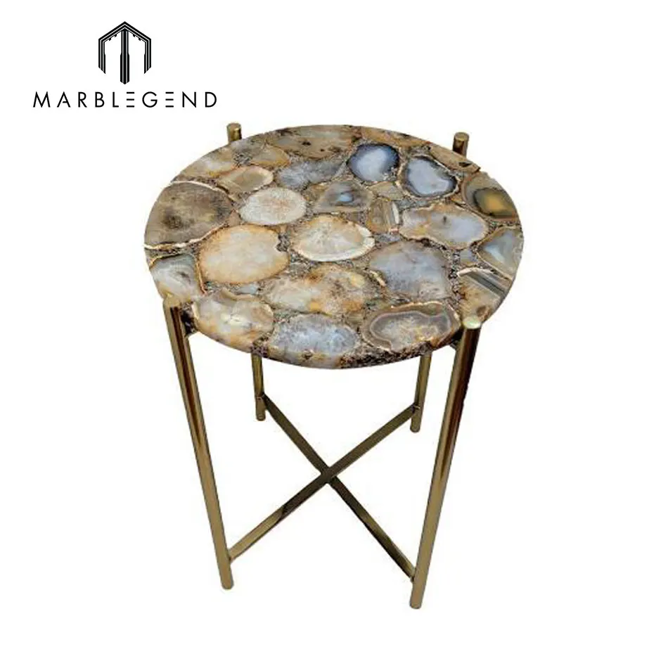 
Brazilian Natural Agate Coffee Table Top 