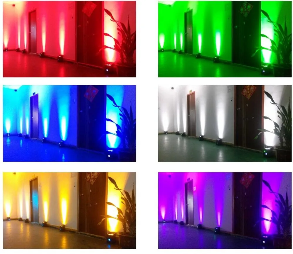 battery led light 6x18w rgbwa uv 6in1 Wifi Wireless DMX battery operated led uplight