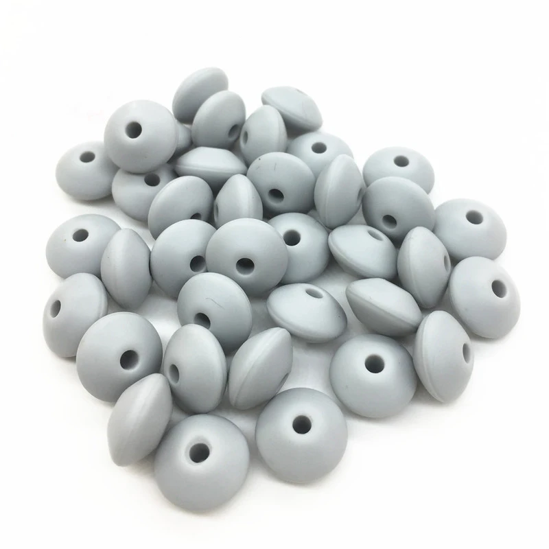 
DIY Accessories Neck Necklace Nursing Abacus Marble Silicone Beads 