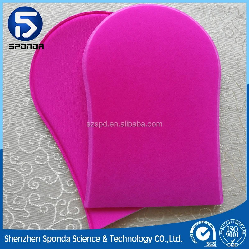 Gold Sunless Tanning Mitts for Applying Self-Tanners