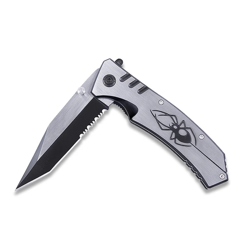Low MOQ Spider Outdoor Camping Pocket Folding Blade Knife