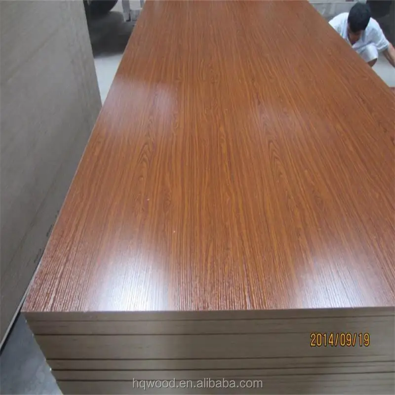 oak/beech/maple/teak veneer fancy melamine mdf sheet/Waterproof MDF/white Melamine MDF price