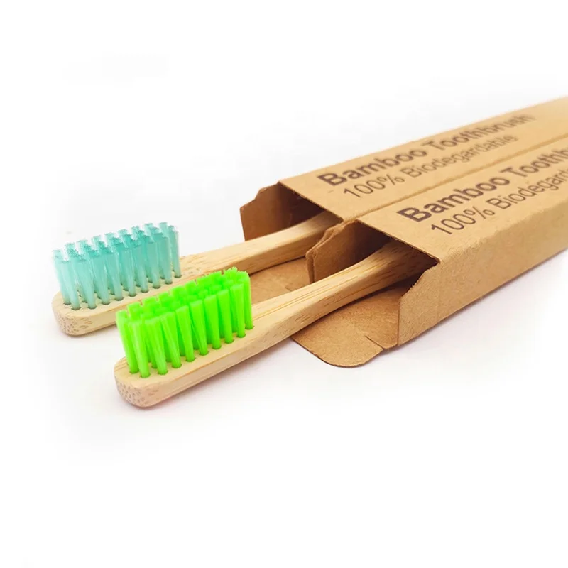 BT9 Bambo Toothbrush BPA Free 100% Biodegradable OEM Manufacturer Private Label Logo Organic Eco Custom Charcoal
