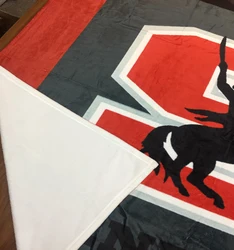 Super Soft And Warm Fleece Blanket Cheerleading Blanket Custom Logo Blanket