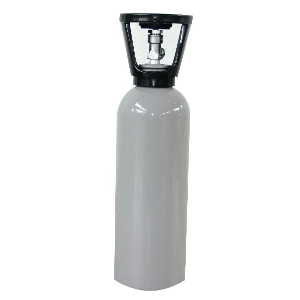 
6L 15MPa High Pressure Seamless Alloy 6061 Helium Gas Cylinder 