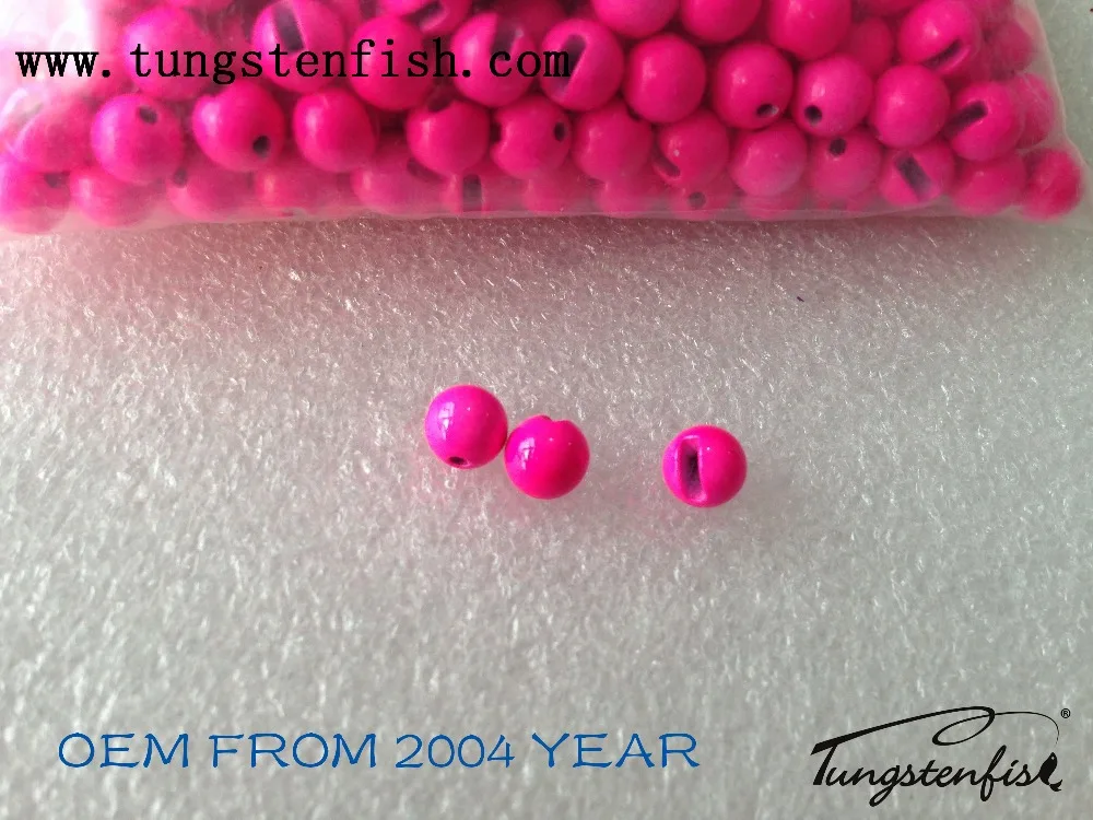 Top quality hot-sale slotted tungsten beads