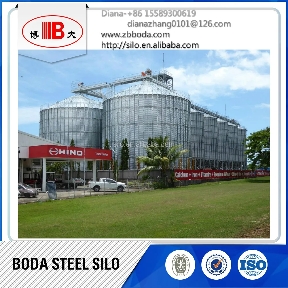 Стальные Бункеры для хранения зерна 5000 т, цена