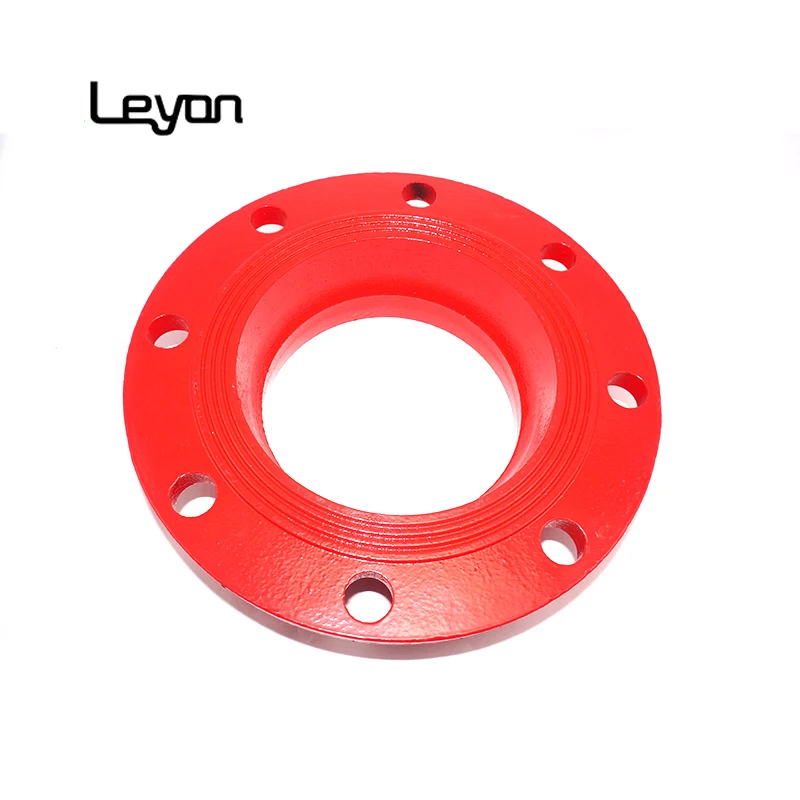 groove fire fighting pipe fittings double flange ductile cast iron split flanges Casting Iron Adaptor Flange