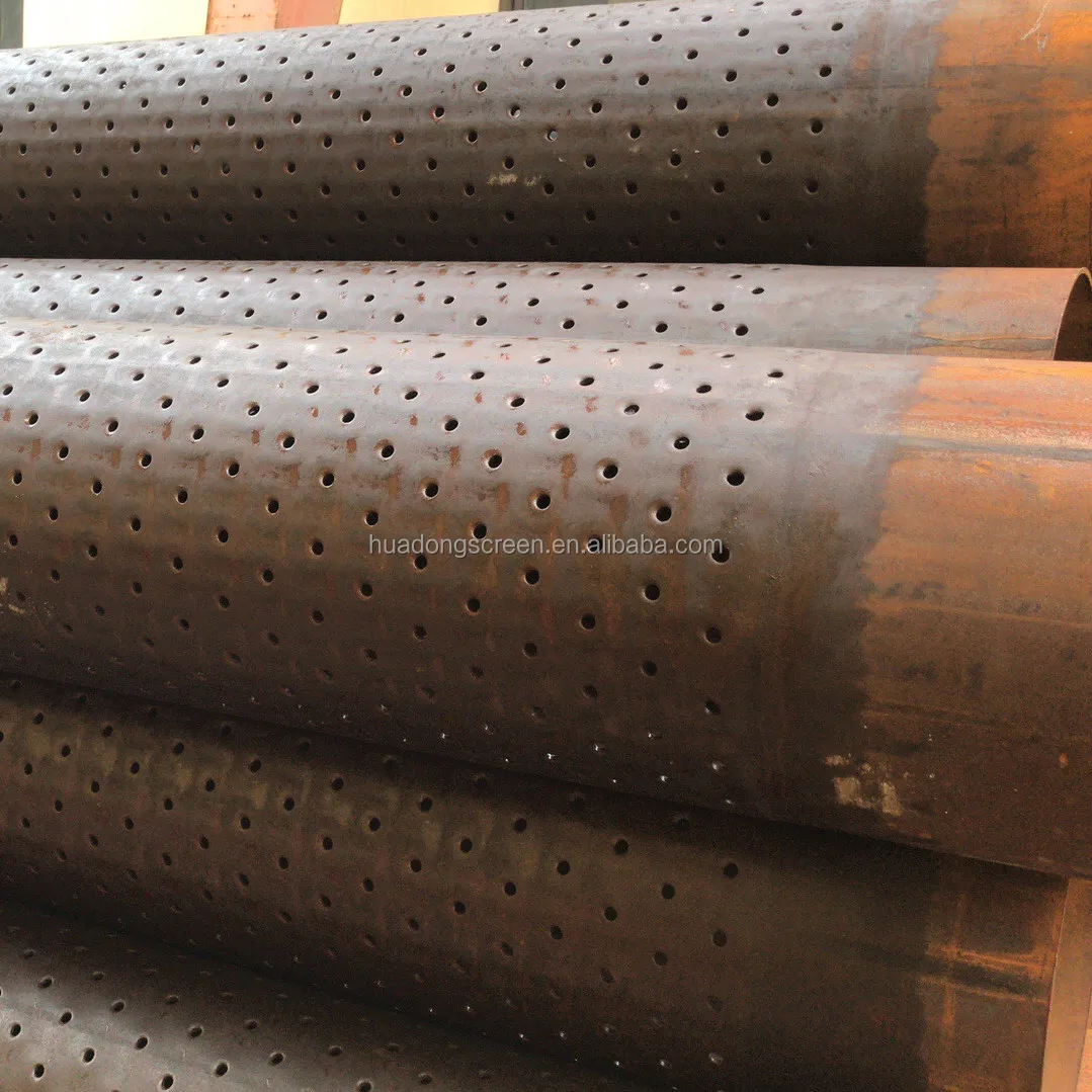 
Factory Direct Stainless Steel Welded Perforated Slotted casing Pipe 
