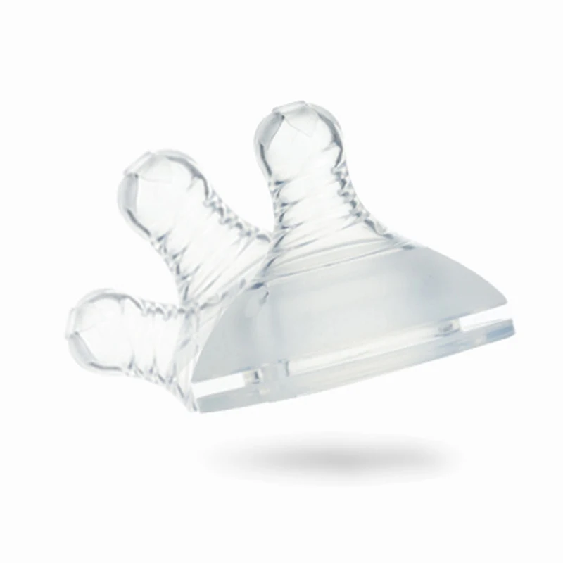 
Custom wide mouth anti-colic silicon soft baby nipple 