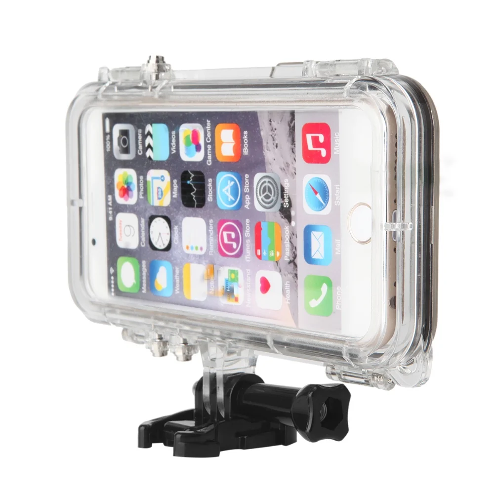 
40m/130ft Waterproof Diving Phone Protective Case Photo Video Taking Underwater Cover Bag for iPhone 8 & 7 4.7 Inch 