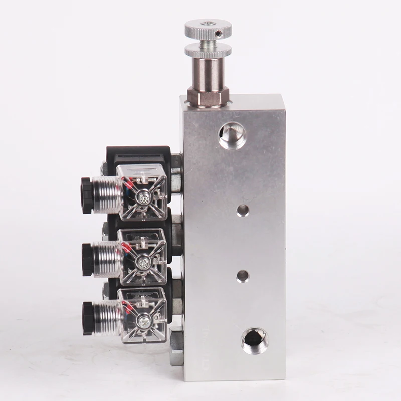 LL12-294L пользовательские коллектор гидравлический система 3 ходовой электромагнитный клапан 12 В