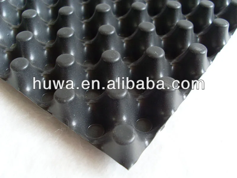 lightweight roofing materials HDPE double side Sheet dimple drainage board composite drainage board green roof drainage board