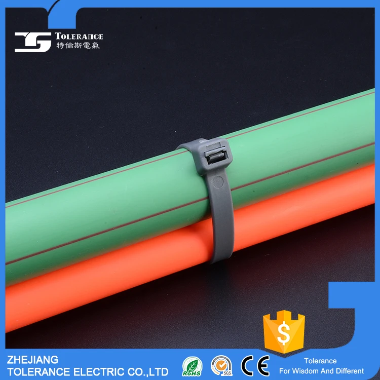 Горячие продажи термостойкие Rohs самоблокирующиеся nylon cable tie, velcro cable tie, nylon cable tie