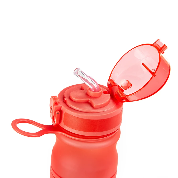 Wholesale Outdoor Sport Portable Foldable  Water Bottle Accessories Rubber Parts Elastic Silicone Suction Nozzle Rubber Tube