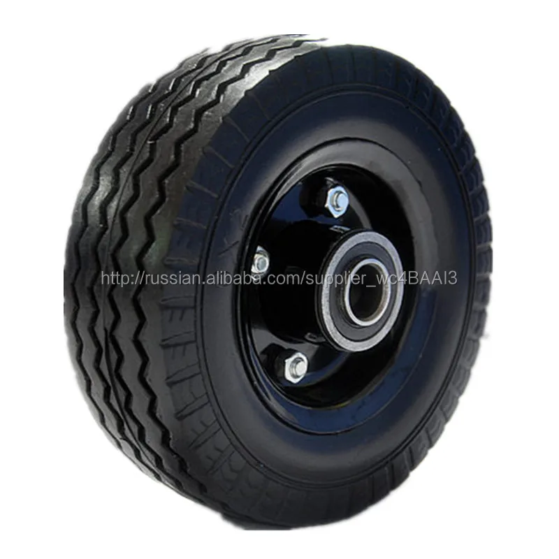 6 'solid pu колеса для тележки