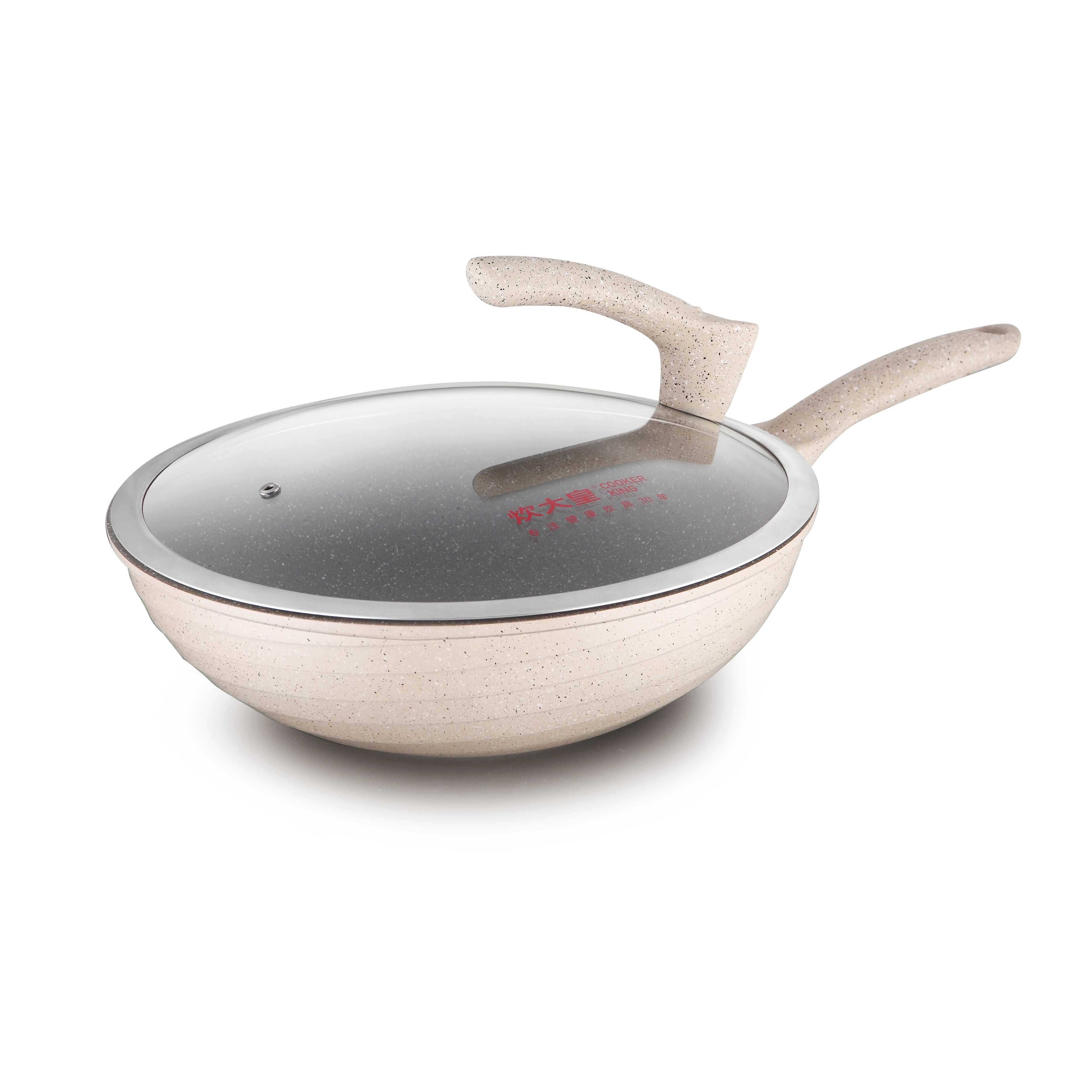 
Die-casting wok chinese wok non -stick wok die cast aluminum cookware set 