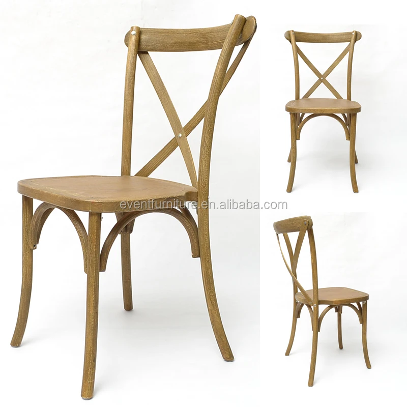 
Banquet used wooden chair/dining chair/corss back chair 