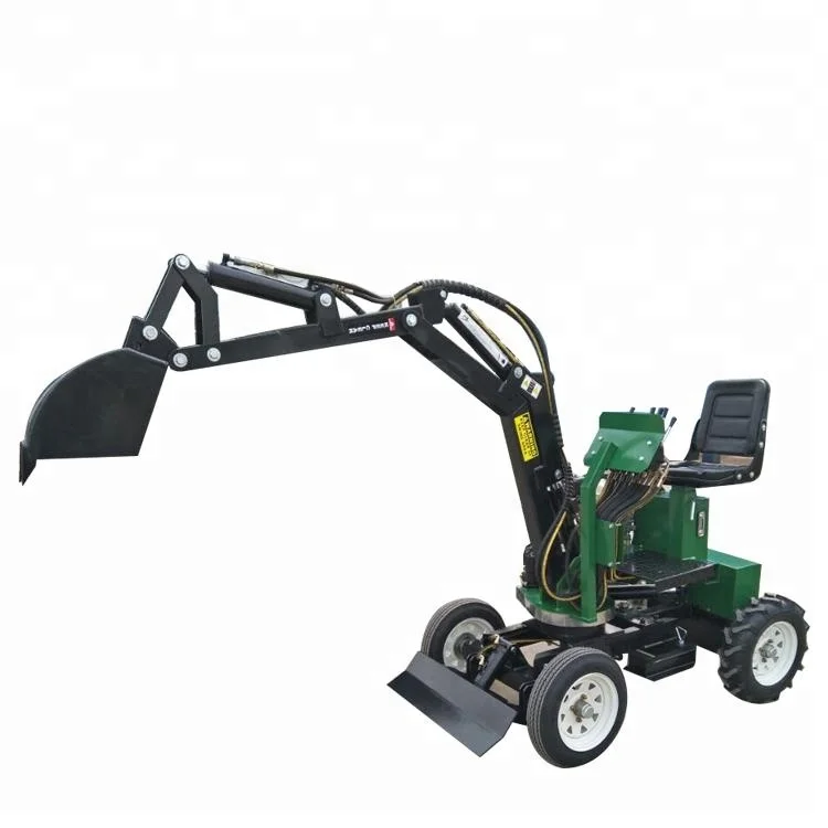 Mini digger backhoe excavator loader tractor for garden tool